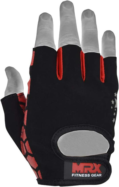 MRX Ladies Weight Lifting Gloves Women Fitness Training Exercise Glove Anti Slip Padded Shock-Absorbing Extra Grip Crossfit Multi Colors