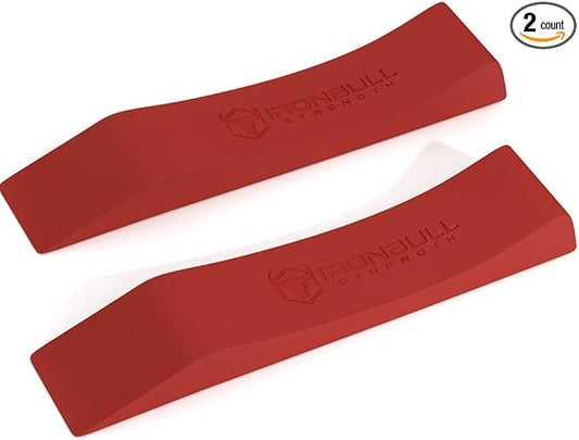 Iron Wedge (1 Pair) - Deadlift Bar Jack Alternative for Efficiently Load and Unload Weight Plates - Ideal for Strength & Fitness Athletes, Cross Training, Powerlifting, Strongman, Bodybuilders