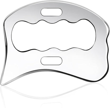 Guasha Massage Tool, Grade Stainless Steel Scraping Tool for Soft Tissue Upgrade Physical Therapy Stuff,Used for Back, Legs, Arms,Neck,Shoulder, Gua sha Tool