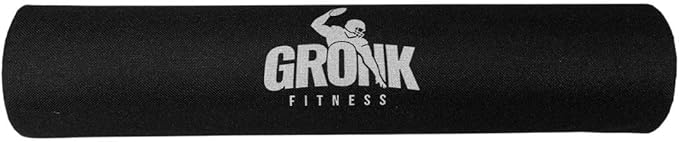Gronk Fitness Barbell Pad for Squats, Lunges and Hip thrusts | Perfect for Standard Olympic Weight Bars | High-density Foam with Nylon Cover Helps Support Neck, Shoulders and Hip Joints