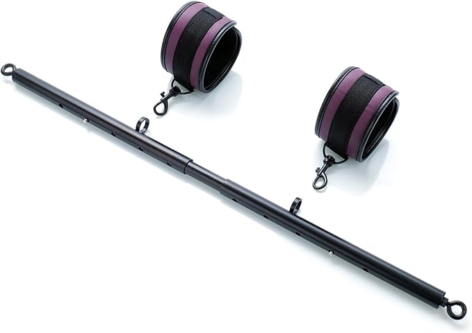 Spreader Bar Heavy Duty Expandable Exercise with 2 pcs Adjustable Strap, Yoga Training Fitness Gear, Workout Bar,Sports Gym Kit