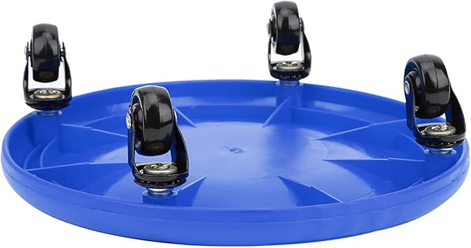 4 Wheel Abdominal Exerciser with Slide Disc, Multi - Directional Core Workout Equipment, Quiet PVC Wheels for Home Gym, Full - Body Toning Fitness Roller for Men and