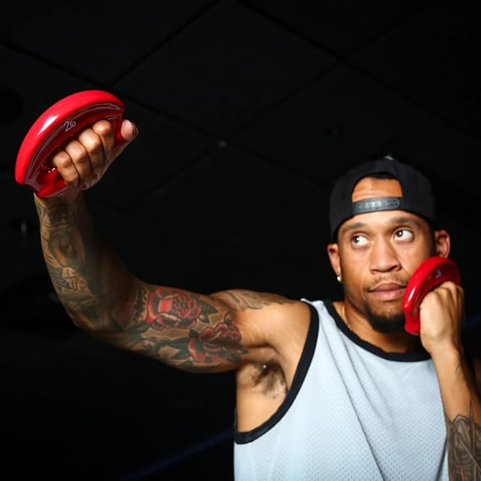 Punch Weights – Weighted Knuckle Boxing Hand Weights for Cardio, Shadowboxing & Fitness Training 1lb, 2lb, 3lb