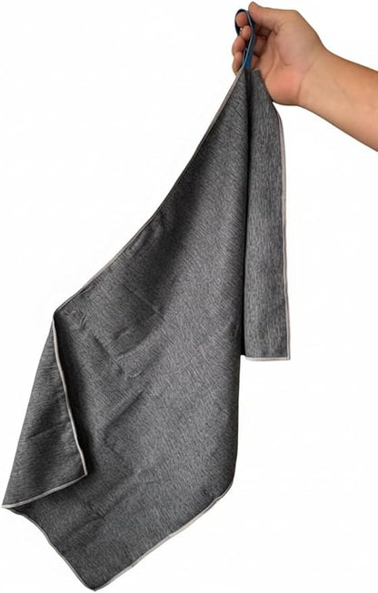 Gym Towel Pack (5) - Microfiber Workout Towels, Quick Dry, Odor Resistant, Lightweight & Compact for Gym, Yoga, Running.