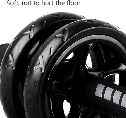 Ab Roller Wheel 2 Types Ab Roller No Noise Ab Wheel, Easy to Assemble, Abs Workout Equipment for Abdominal & Core Strength Training, Home Gym Exercise Wheels for Men & Women