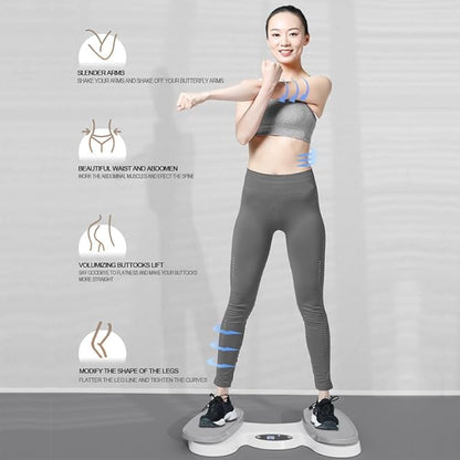 KYTO Waist Twister Disc – Core Trainer Board with Digital Counter, Ab Workout Equipment with 360° Rotation, Non-Slip Foot Massage Design for Home, Office Fitness