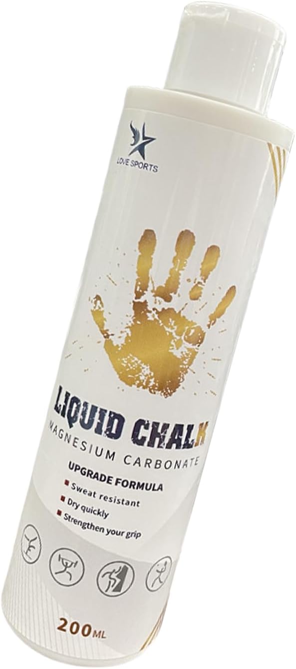 Liquid Gym Chalk Sweat Strong Grip Quick Drying Hand Grip Chalk for Gymnastics, Rock Climbing, Powerlifting Liquid Magnesiums Powder