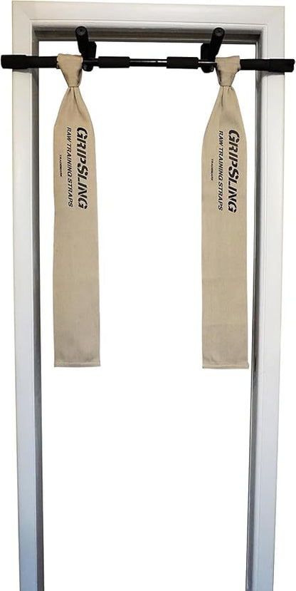 GripSling Raw Training Straps for Bodyweight Strength Training and Calisthenics Exercise, Fitness, and More - Perfect for Home, Gym, Traveling, and Outdoor Workouts - 2 Piece Standard Straps