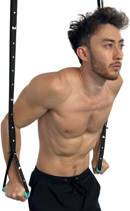 Kensui Nanobars V2 – Ultra-Compact Portable Suspension Trainer – Pocket-Sized Home Gym for Travel & Outdoor Workouts – 600lb Capacity – Dual Anchor System with Rotating Handles