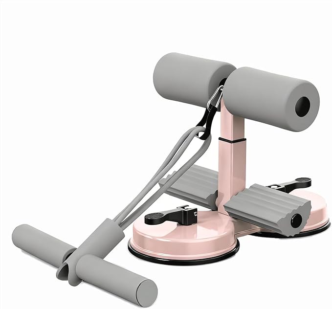 Sit Up Bar, Abs Master Assistant Device, for Home Fitness Equipment, Portable Adjustable Sit Up Floor Holder, for Ab Workouts,Sit-Ups & Core Exercises,Home Office Gym.