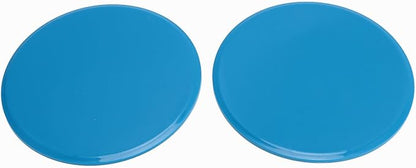 Core Sliders for Full Body Workout, Dual Sided Discs, Compact 7 Inch Round Black - Portable Design, Multi Surface Use, Ideal for Home and Gym Exercise