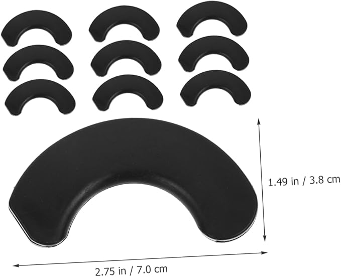 Mipcase 10pcs Crescent Dumbbell Support Pad Gym Hip Thrust Pad for Barbell Fitness Equipment for Home Gym