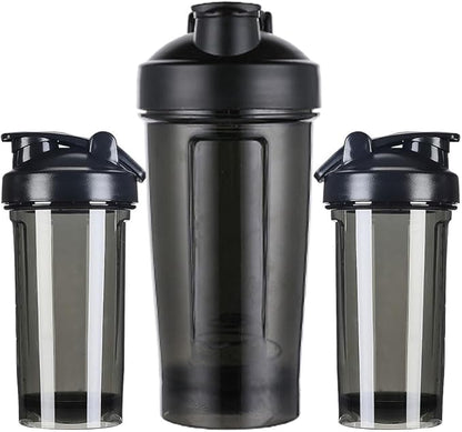 Custom Shaker Bottles 18 oz Personalized Leak Proof Sports Shaker Cups with Your Own Logo Name Photo, Perfect for Gym, Travel, Outdoor Sports, PureBlack