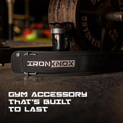 Premium Weight Lifting Belt, 4 Inch Weight Belt for Men and Women with Self Locking Metal Buckle for Maximum Support, Weightlifting Belt for Squat or Deadlift, Durable Gym Belt for Men