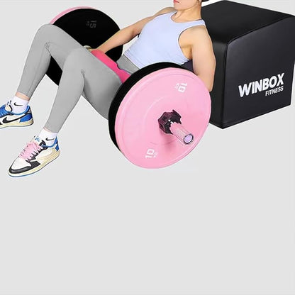 Hip Thrust Machine, Workout Box for Hip Thrust, Core & Ab Strength Training, Glute Workout Equipment for Home and Gym - Medium Size