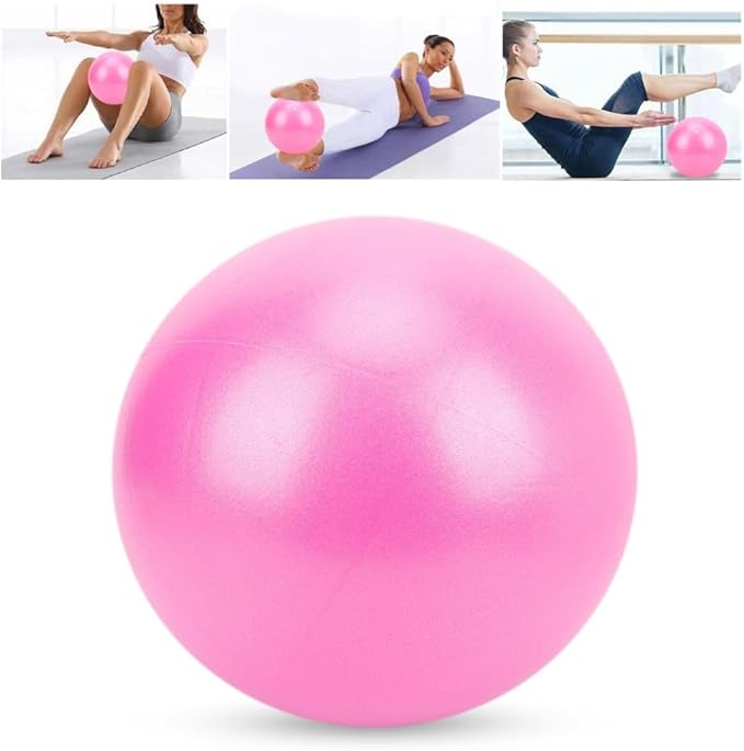 25cm Non-Slip Exercise Ball for Yoga & Pilates - Small Stability Ball for Core Strength Training, Home Gym, Balance Workouts