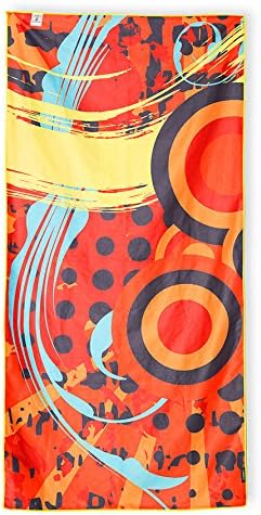 4Monster 4-Pack Quick Dry Microfiber Travel Towels – Super Absorbent, Ultra-Soft Camping Towel Set with Waterresistant Bag, Lightweight & Compact for RV, Gym, Beach, Pool, Swimming, and Family Trips
