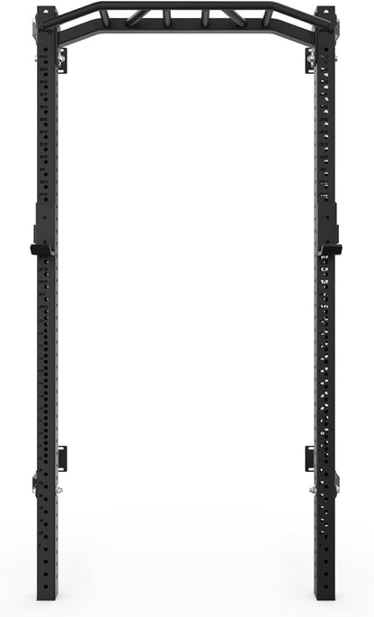 PRx Performance Profile® PRO Squat Rack 3x3 with Kipping or Multi-Grip Pull Up Bar, 89" or 95" Uprights As Seen On Shark Tank Wall Mounted Home Garage Gym Exercise System