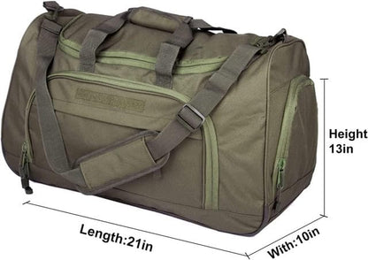 Gym Bag for Women & Men Tactical Duffle Military Weekender Travel Work Out Bags Lightweight Waterproof Sports Tote Shoe Pocket