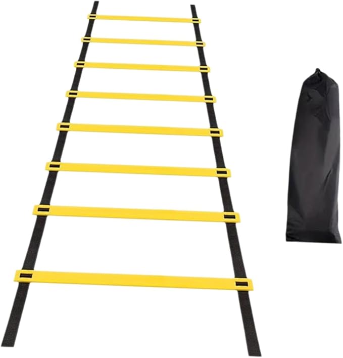 Colaxi Soccer Agility Ladder Folding Balance Multifunction Volleyball Coordination Workout Football Footwork Training Instant Set up