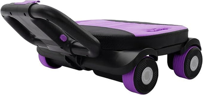 Ab Roller Wheel, 4-Wheel Abdominal & Core Strength Trainer for Home Gym Fitness, Exercise Wheel with Knee Pad for Beginners to Advanced Users