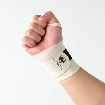 Wrist Support- Thin Adjustable Wrist Brace for Sports, Workouts, & Daily Use