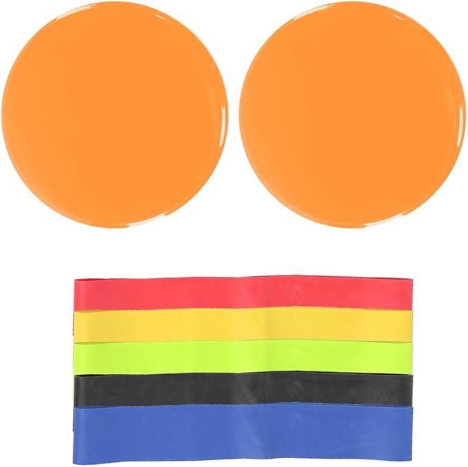 Fitness Sliding Discs ABS Material, 2 Pack, Effective Core Training Equipment for Home Gym Aerobics and Calisthenics in Pink, Black, Red, Blue, Green, Orange
