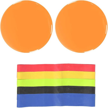 Fitness Sliding Discs ABS Material, 2 Pack, Effective Core Training Equipment for Home Gym Aerobics and Calisthenics in Pink, Black, Red, Blue, Green, Orange