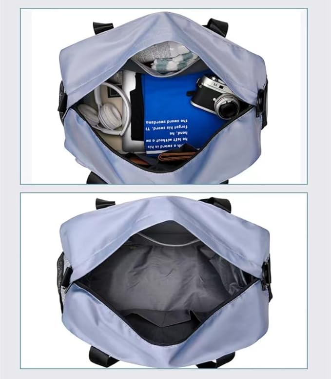 New Sports Tote Gym Travel Luggage Shopping Delivery Weekend Camping Overnight Bag (ice green)