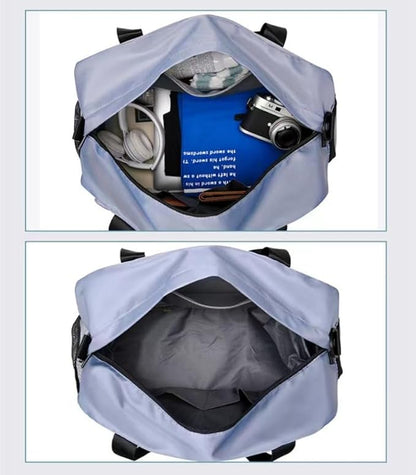 New Sports Tote Gym Travel Luggage Shopping Delivery Weekend Camping Overnight Bag (ice green)