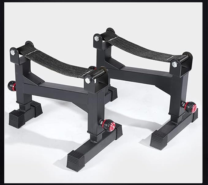 2 Stand Quiet Deadlift Barbell Elevation Stand…