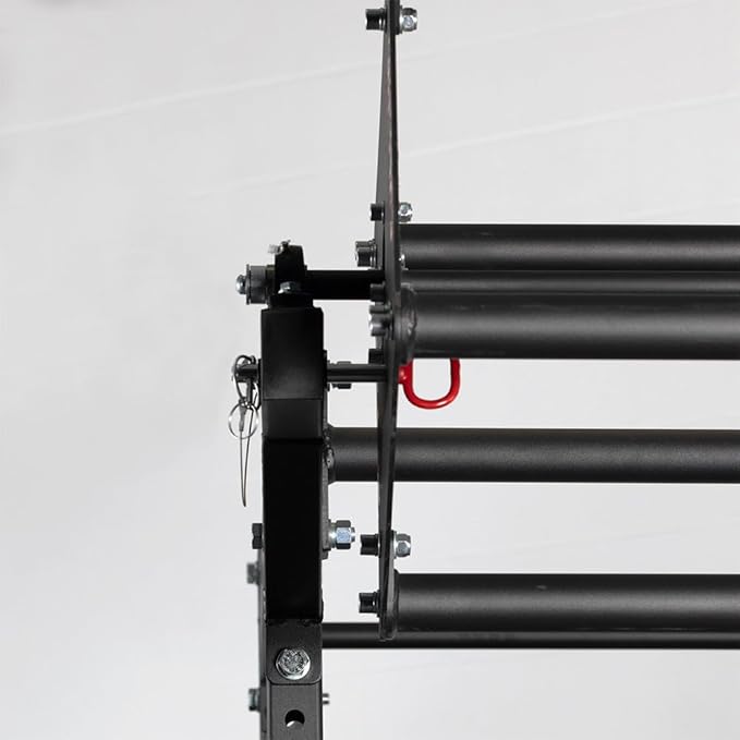 Titan Fitness T-3 and X-3 Series Revolving Pull-Up System, (4) 1.25" Skinny Pull-Up Bars, Lockable Bars, Power Rack Mounted for Full-Body Training