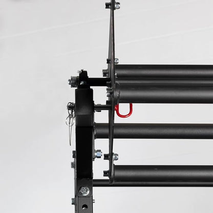 Titan Fitness T-3 and X-3 Series Revolving Pull-Up System, (4) 1.25" Skinny Pull-Up Bars, Lockable Bars, Power Rack Mounted for Full-Body Training