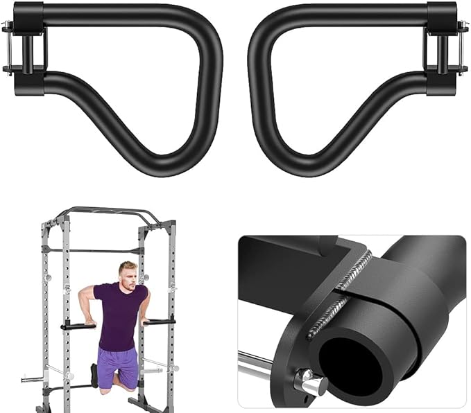 SELEWARE Power Cage Accessories, Dip Handles, Pull‑Up Stations, and Multi‑Grip Training Attachments