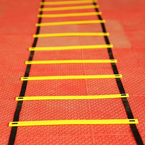 Speed Training Ladder, Training Ladder, Nylon Rope PP Rope Adjustable Spacing Speed Footwork Practice Equipment