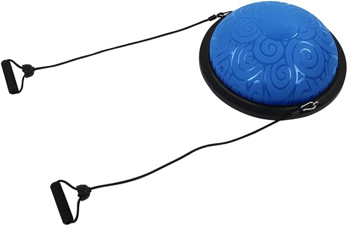 Half Ball Trainer Enhancing Balancing Stability for Yoga Fitness Exercise Purple 18.1x18.1x7.9in