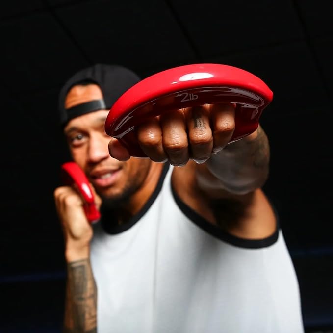 Punch Weights – Weighted Knuckle Boxing Hand Weights for Cardio, Shadowboxing & Fitness Training 1lb, 2lb, 3lb