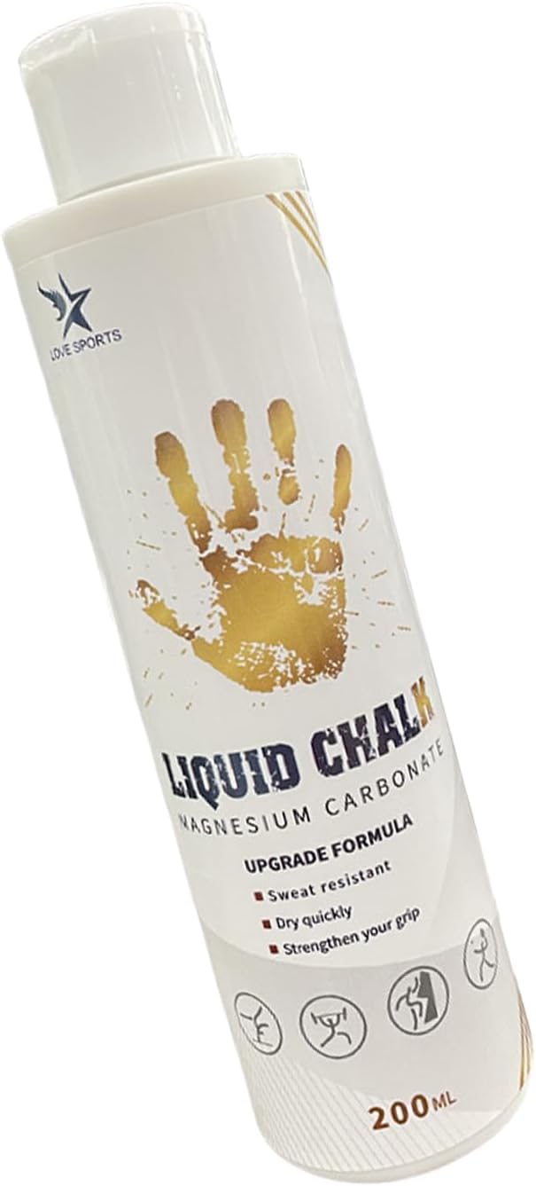 Liquid Gym Chalk Sweat Strong Grip Quick Drying Hand Grip Chalk for Gymnastics, Rock Climbing, Powerlifting Liquid Magnesiums Powder