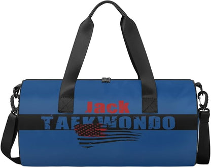 Personalized-Martial-Arts-Gear-Bag for Karate Teakwondo, Custom Jiujitsu Bag for Boys, Karate Teakwondo Bag for Gear Waterproof Lightweight Large USA