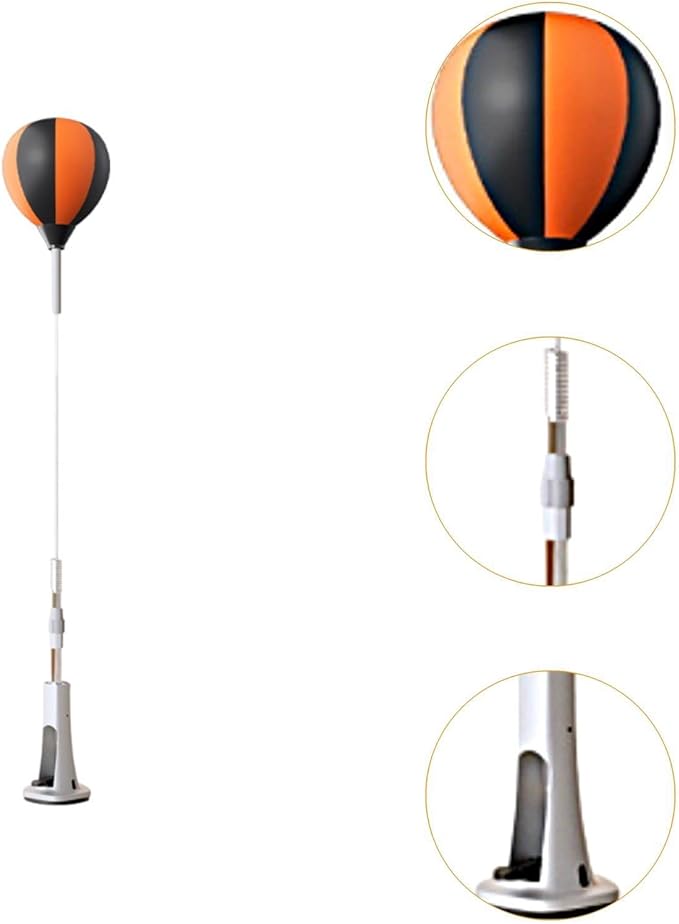 Boxing Reaction Ball Speed Reflex Training Punching Bag Freestanding Adjustable PU Leather Target Suitable for Fitness Equipment Home Adults