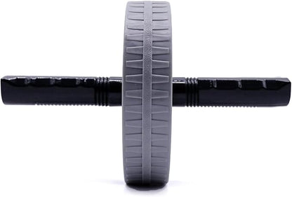 Wheel Abdominal Core Workout Roller Abdominal Muscle Trainer Fitness Equipment for Effective Core Workout PP, Steel Pipe