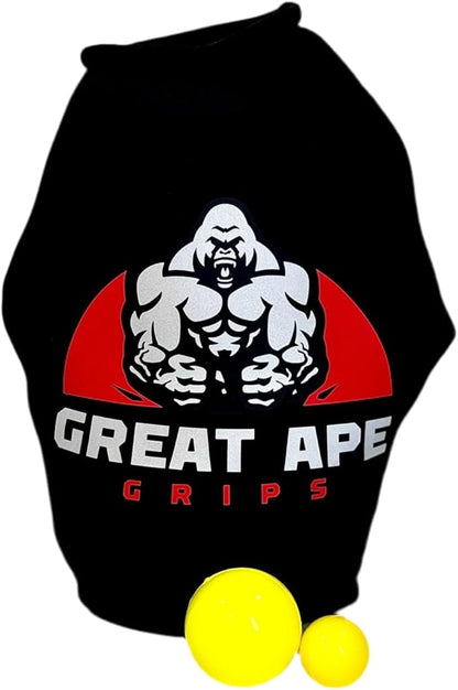 Grip Strength Trainer, Hand Strengthener, Forearm Strengthener, Hand Workout Tool, Forearm Trainer, Wrist Training, Finger Exercise, Hand Strength Training, Forearm Exercise, Grip Strengthener, Increase Hand Strength, Great Ape Grips Black