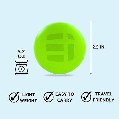Massage Lacrosse Balls for Deep Tissue Relief - Trigger Point Therapy Ball Set for Plantar Fasciitis, Myofascial Release for Back, Shoulder, Foot - Massage Ball Roller - 2 Pack (Lime Green)
