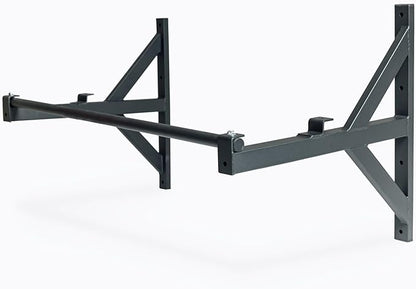 Wall Mounted Pullup Bar for Home or Garage Gyms, Straight Bar or Multi-Grip Arch - Ideal for kipping pull-ups, cross-training, and gymnastics ring stations