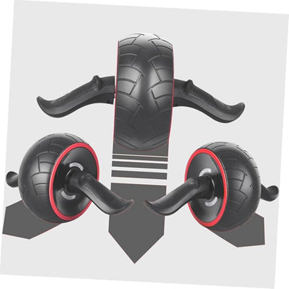 GANAZONO Rebound Abdominal Wheel Exercise Wheel Home Workout Training Equipment Rubber Ab Roller Knee Mat