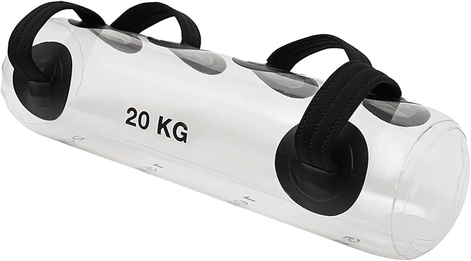 Filled Hydro Core Training Bag, Water Weight Aqua Bag, Exercise Sandbag Alternative Power Water Weight Bag with Extra Handle and Clear Marks Water Filling for Gyms, Homes, Sports Halls
