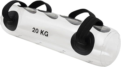 Filled Hydro Core Training Bag, Water Weight Aqua Bag, Exercise Sandbag Alternative Power Water Weight Bag with Extra Handle and Clear Marks Water Filling for Gyms, Homes, Sports Halls