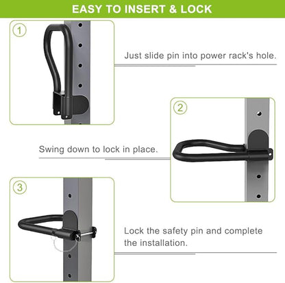 SELEWARE Power Cage Accessories, Dip Handles, Pull‑Up Stations, and Multi‑Grip Training Attachments