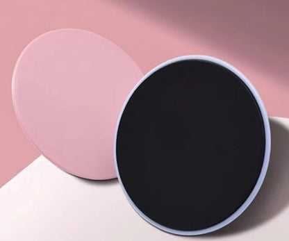 Pilates Sliding Discs, Customizable Logo Gliding Discs for Home Fitness Core Training & Coordination Workouts, Non-Scratch Foot Sliders for All Floor Types