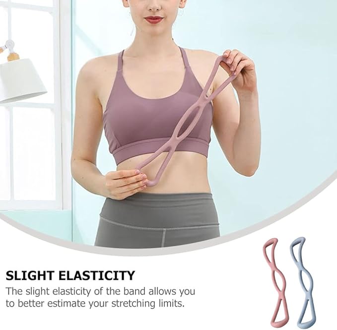 Tensioner Elastic Band Stretch Strap Yoga Stretching Band Building Tool Fitness Yoga Workout Pulling Exerciser